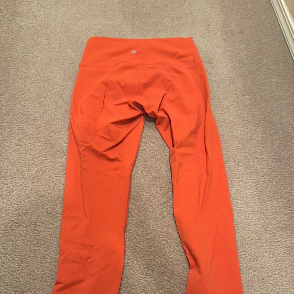 Lululemon Orange Align Leggings
